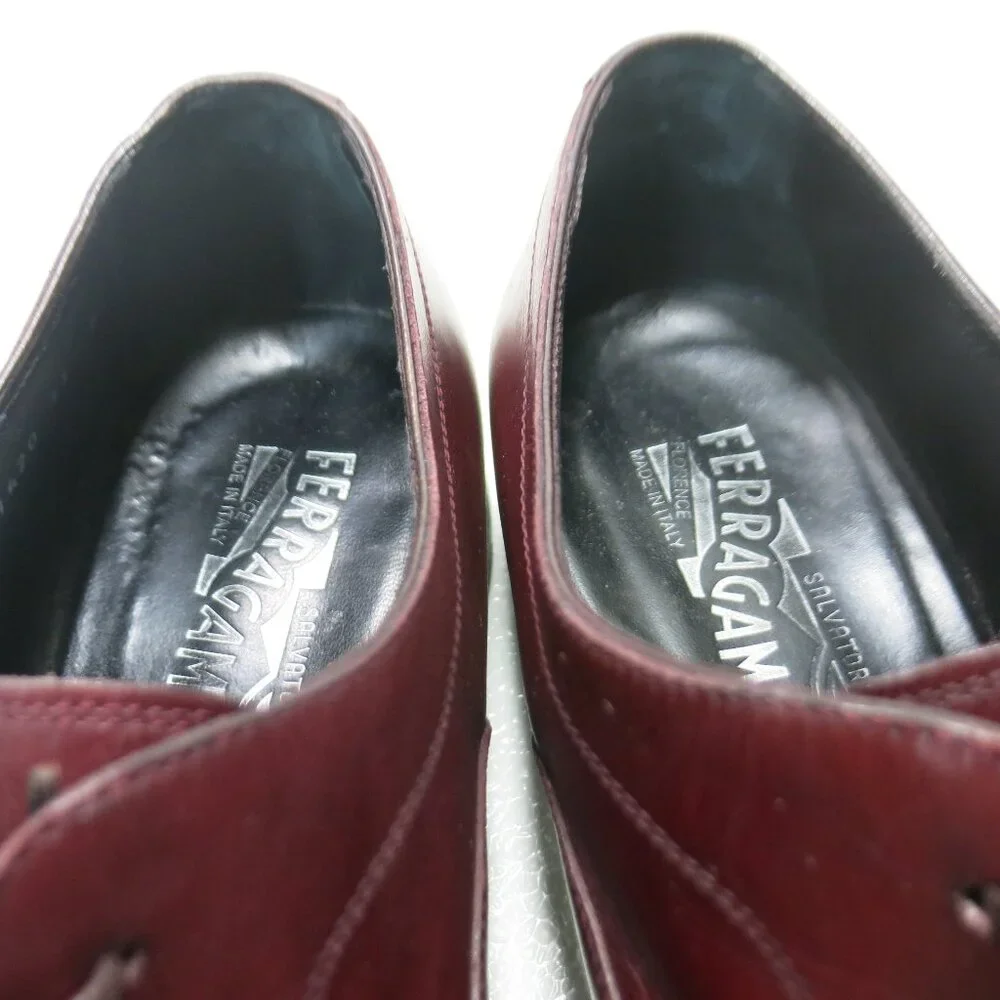Vintage Salvatore Ferragamo Leather Dress Footwear Oxford Shoes Mens Footwear 11